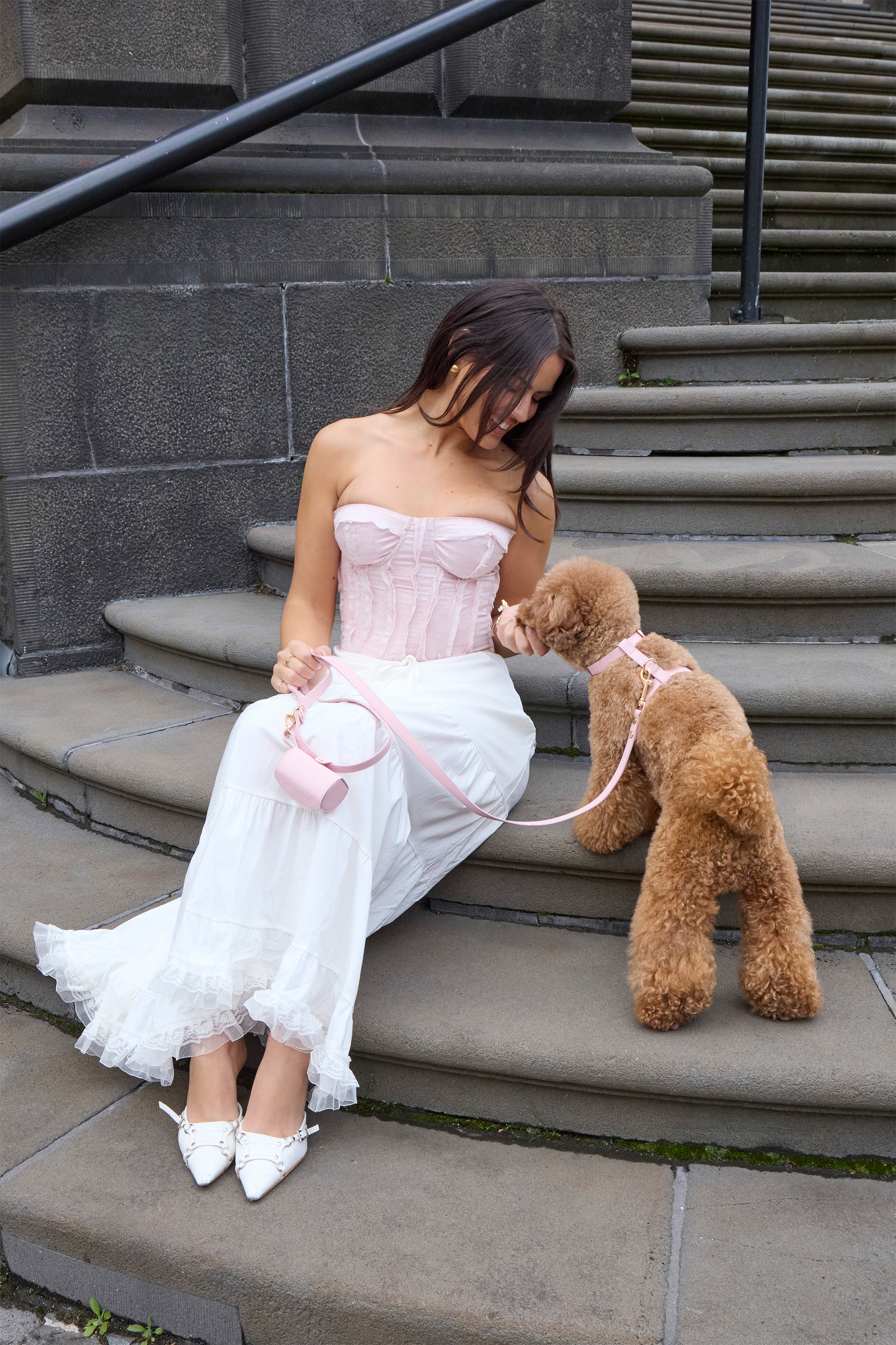 Classic Harness – Blush Pink