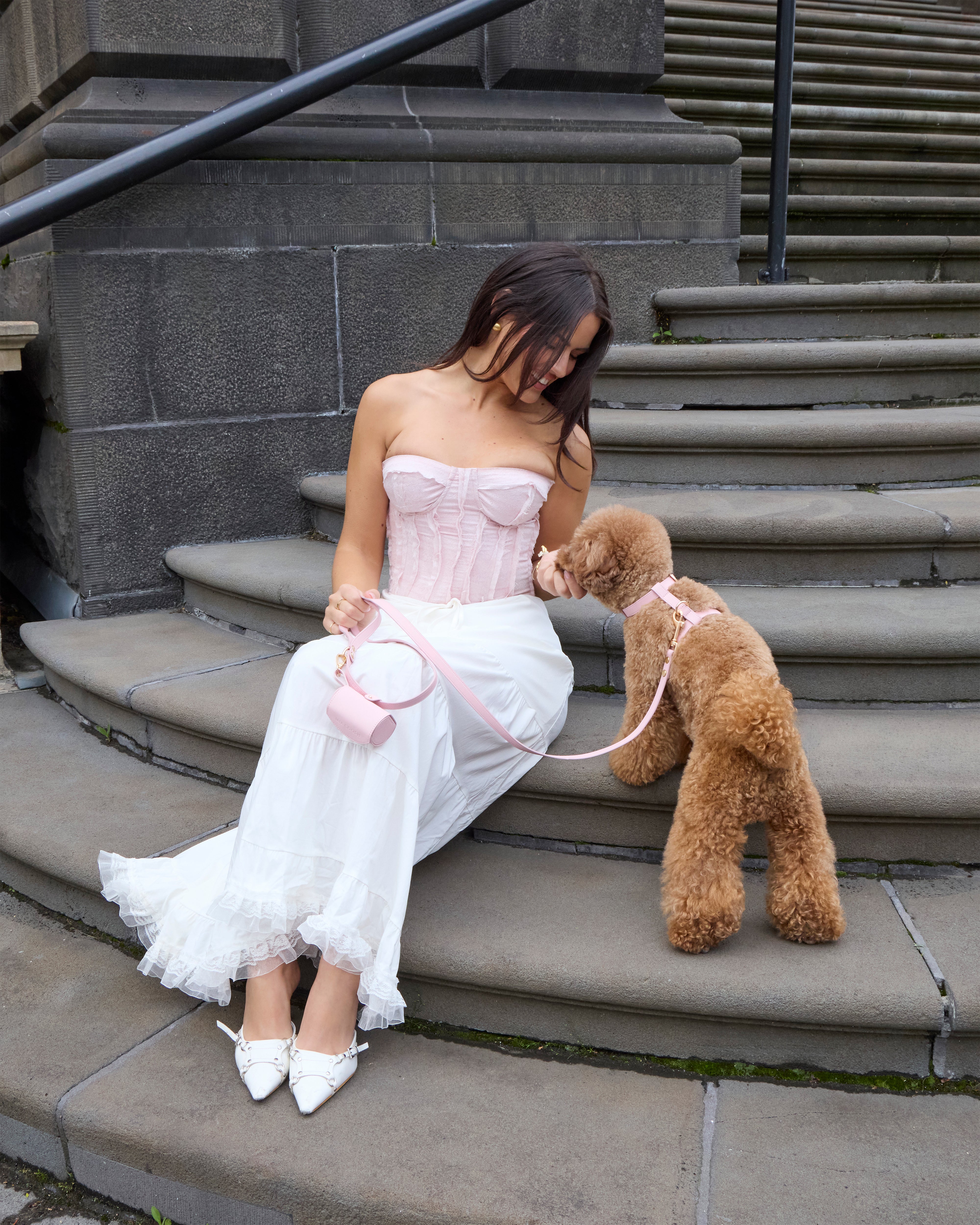 Classic Harness – Blush Pink