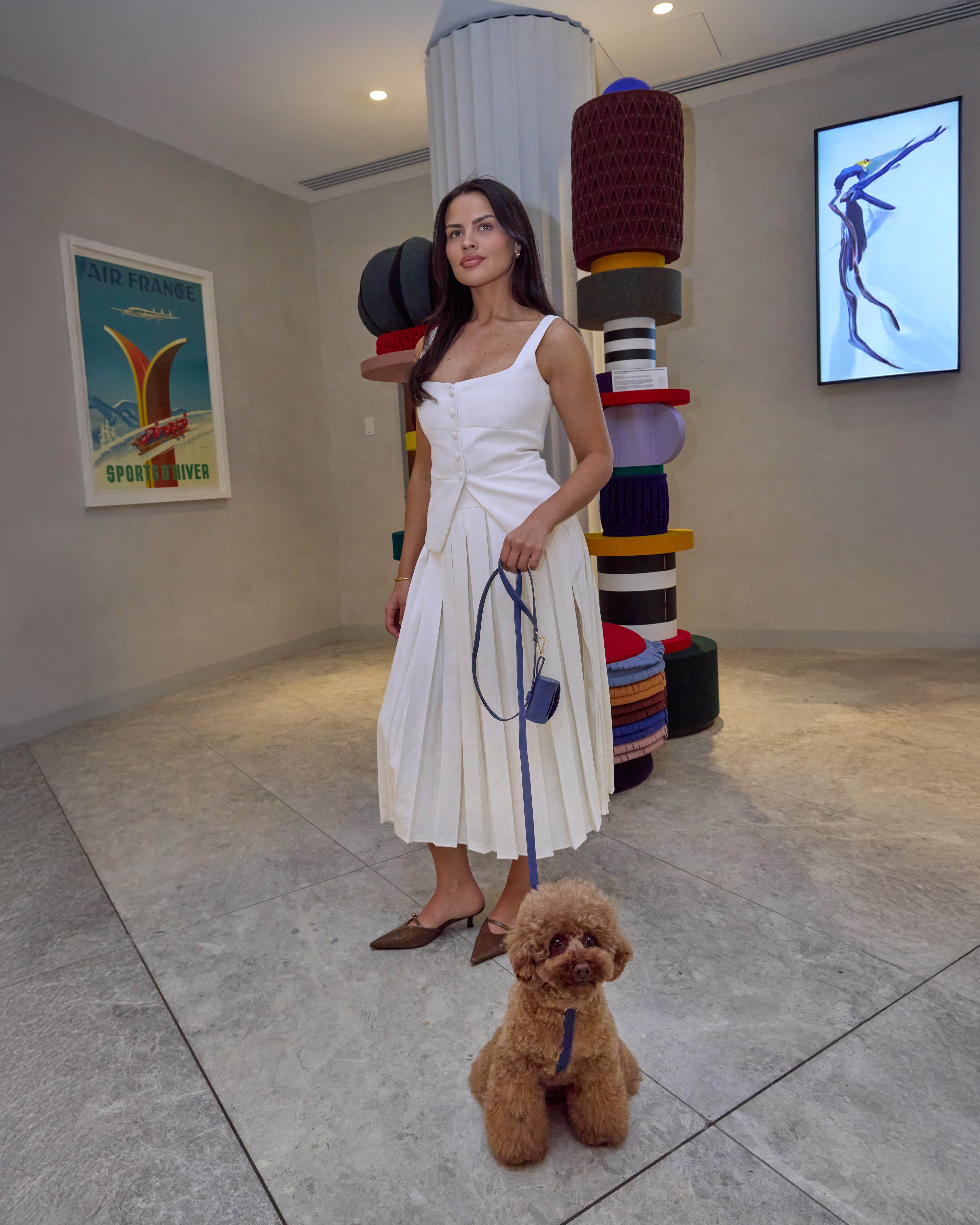 Classic Harness Set – Navy Blue