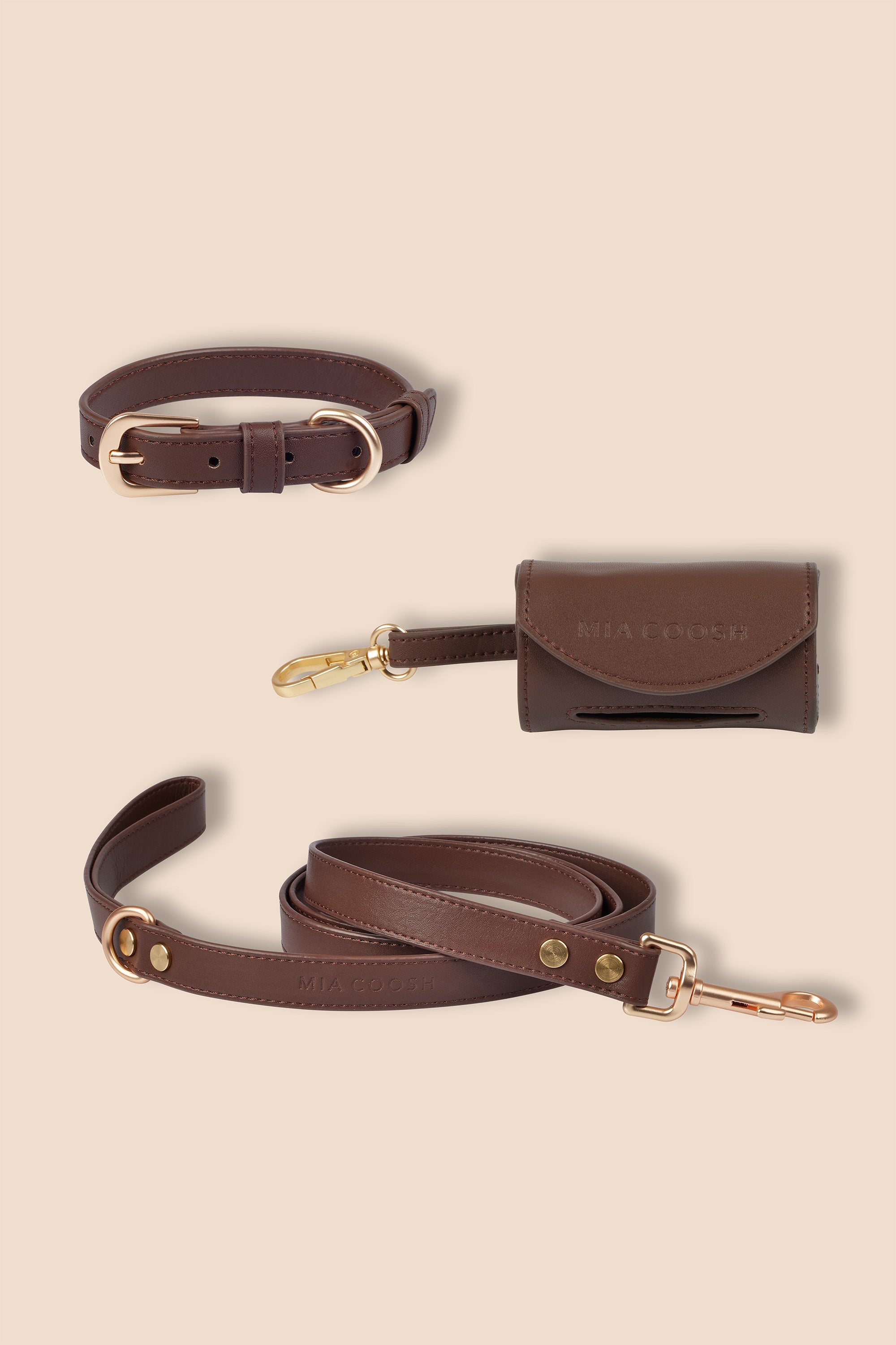 Classic Collar Set – Dark Chocolate