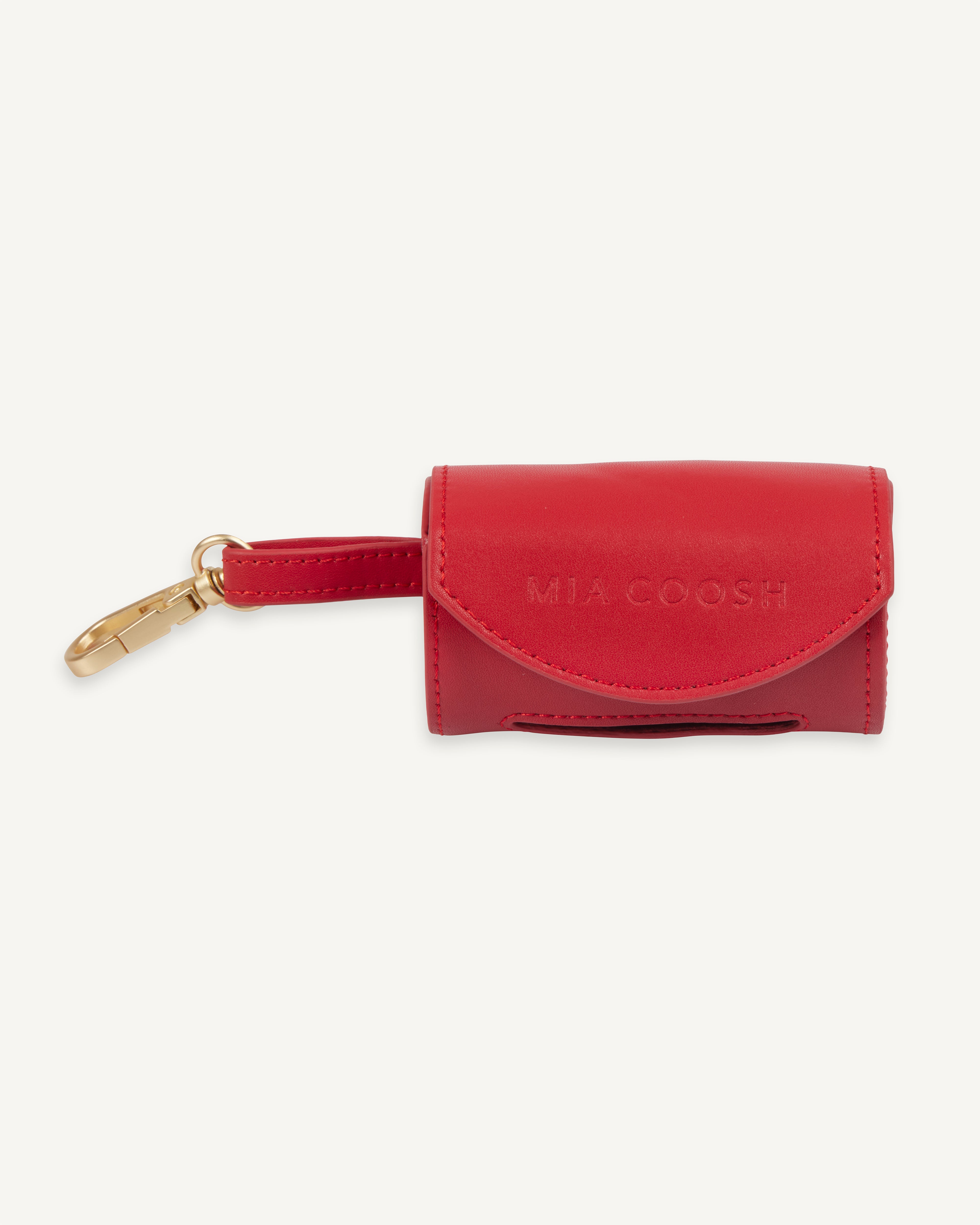 Poop Bag Holder – Rouge Red