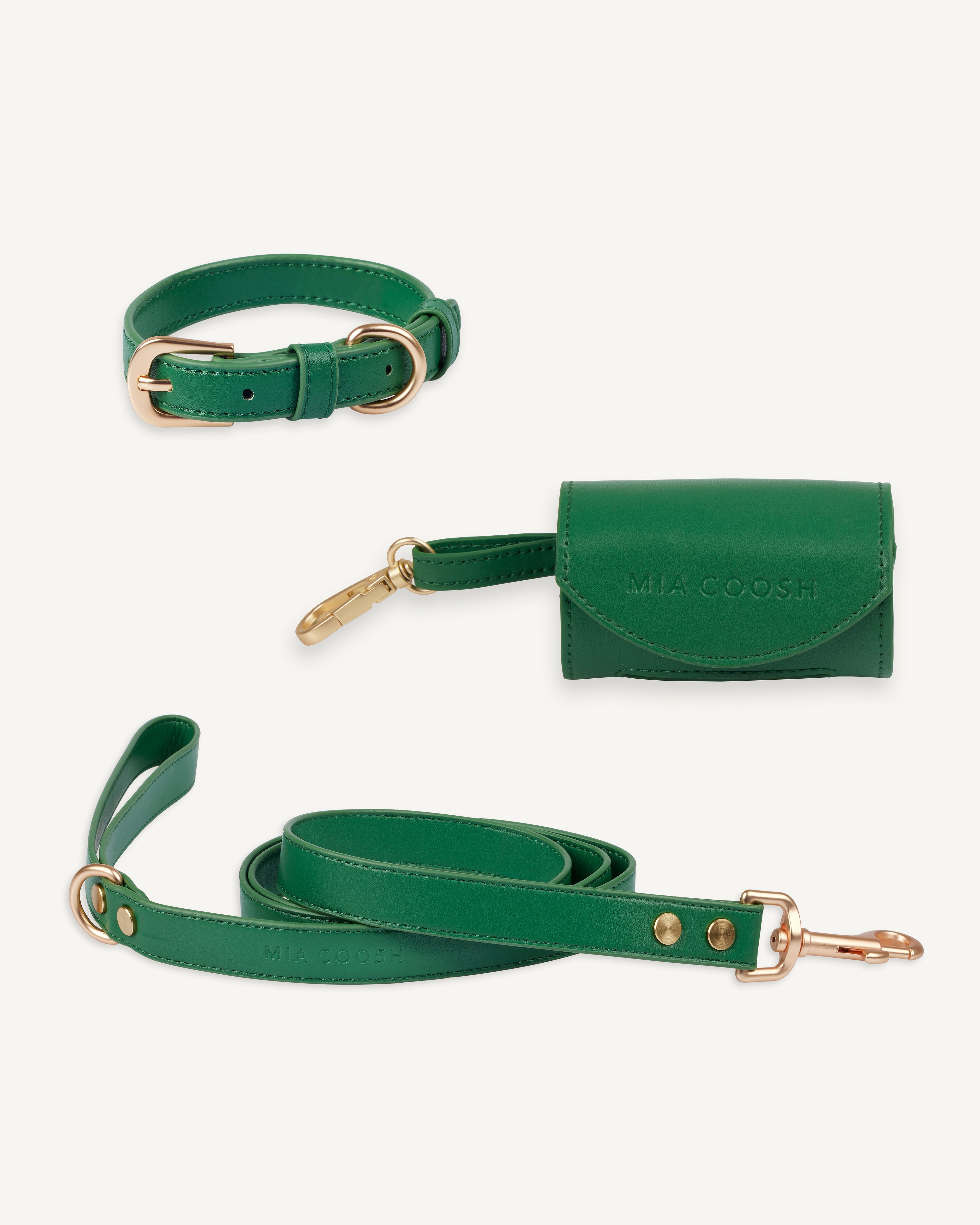 Classic Collar Set – Emerald Green