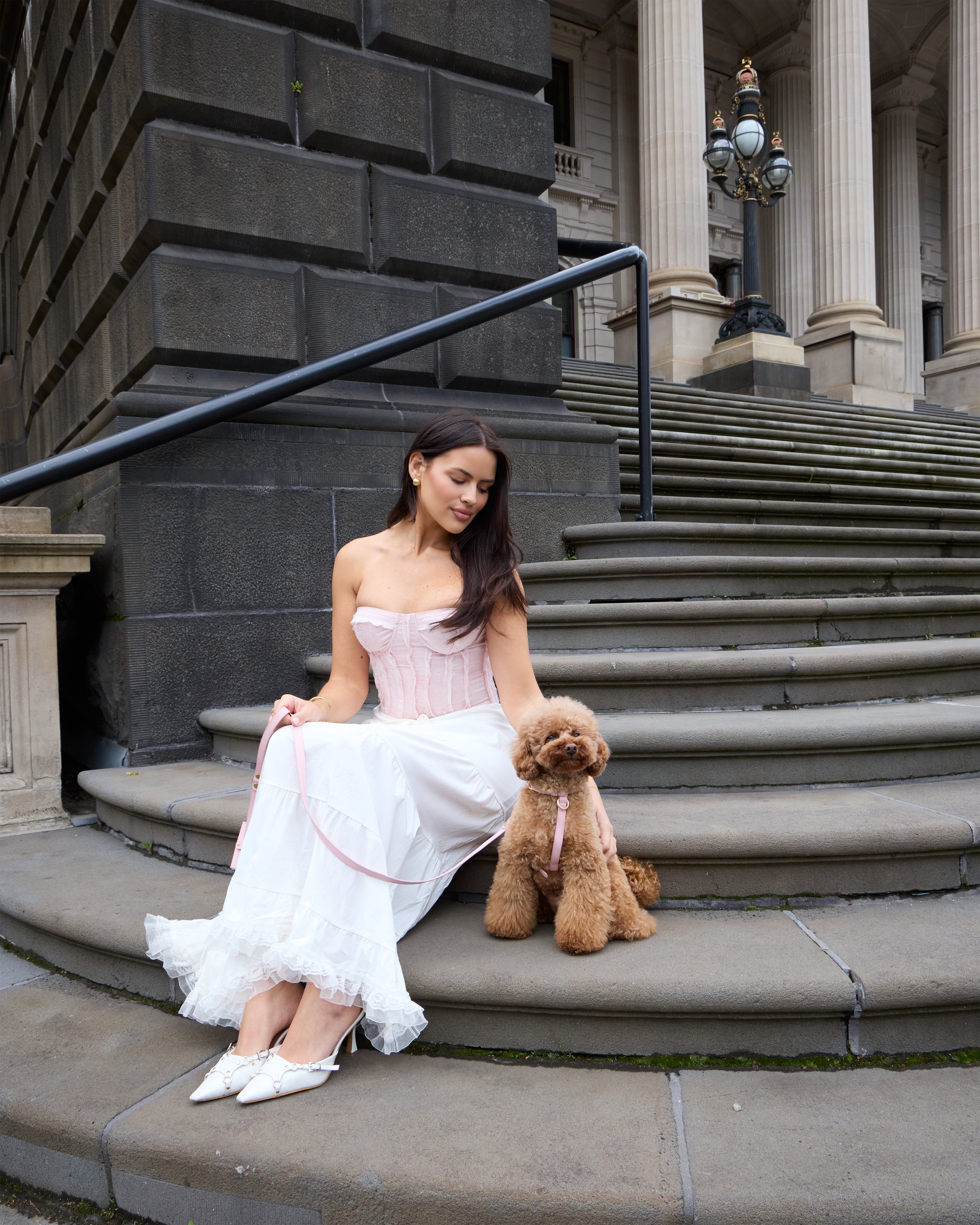 Classic Harness – Blush Pink