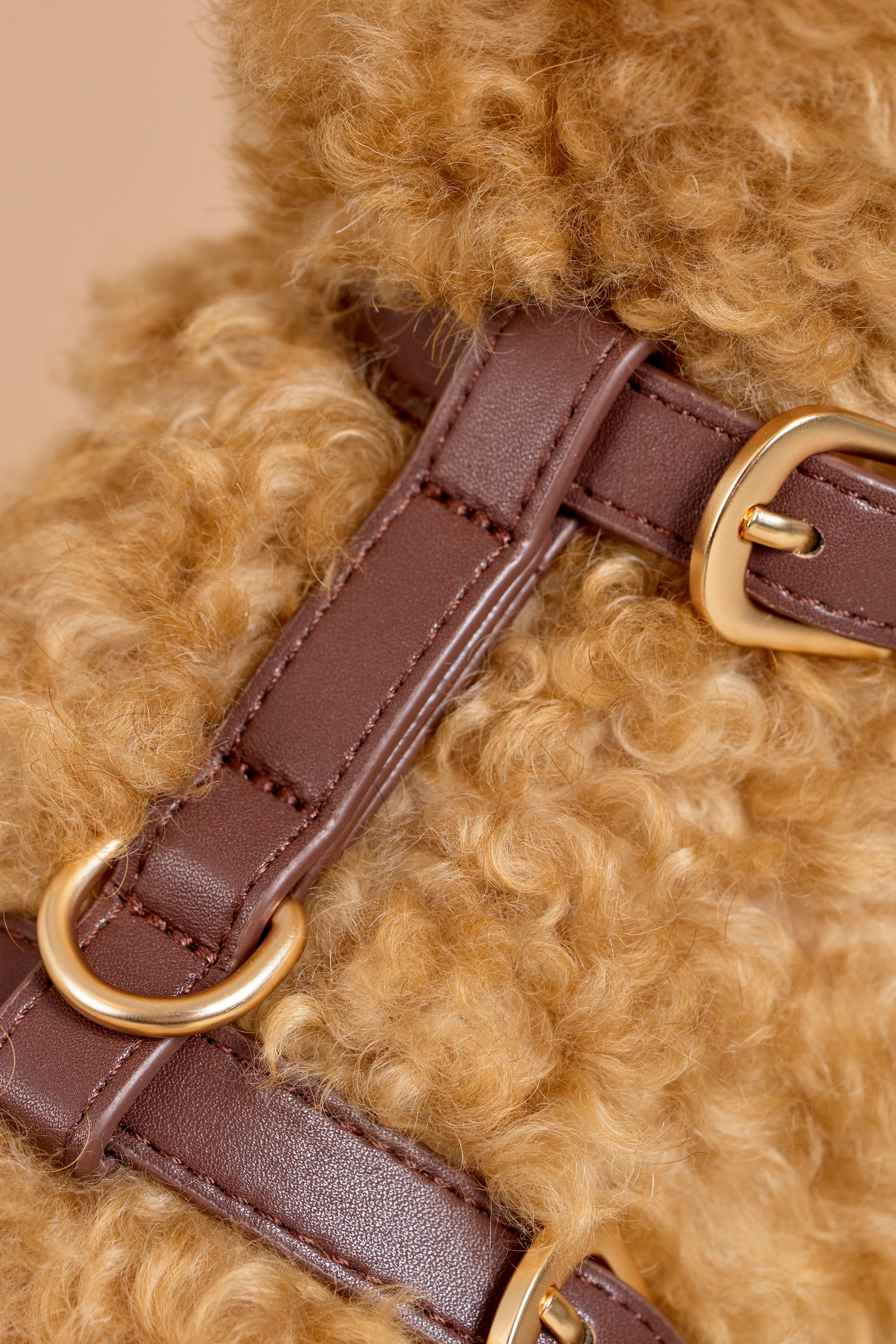 Vegan Leather Dog Harness – Dark Chocolate | MIA COOSH