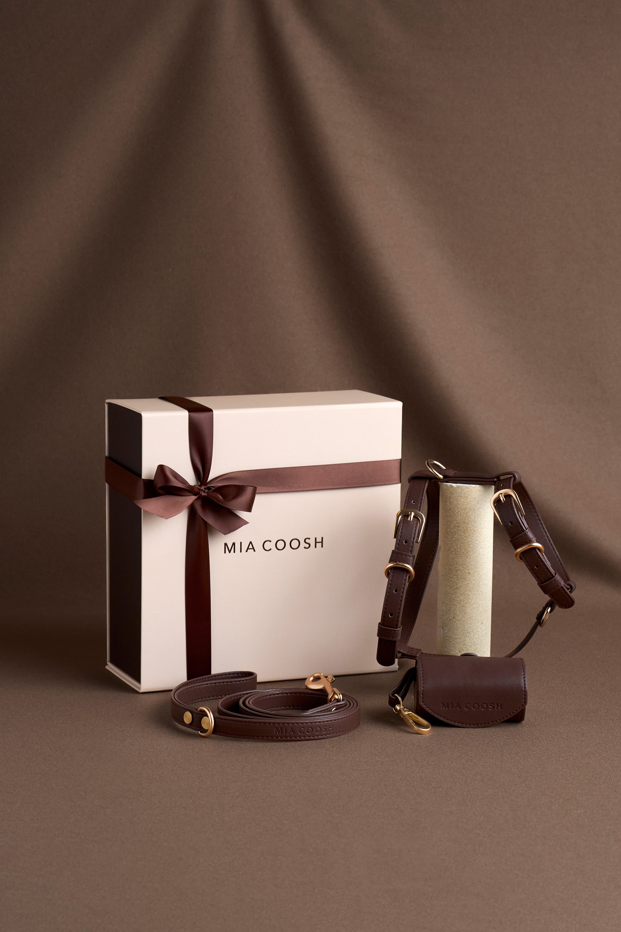 Classic Harness Set – Dark Chocolate