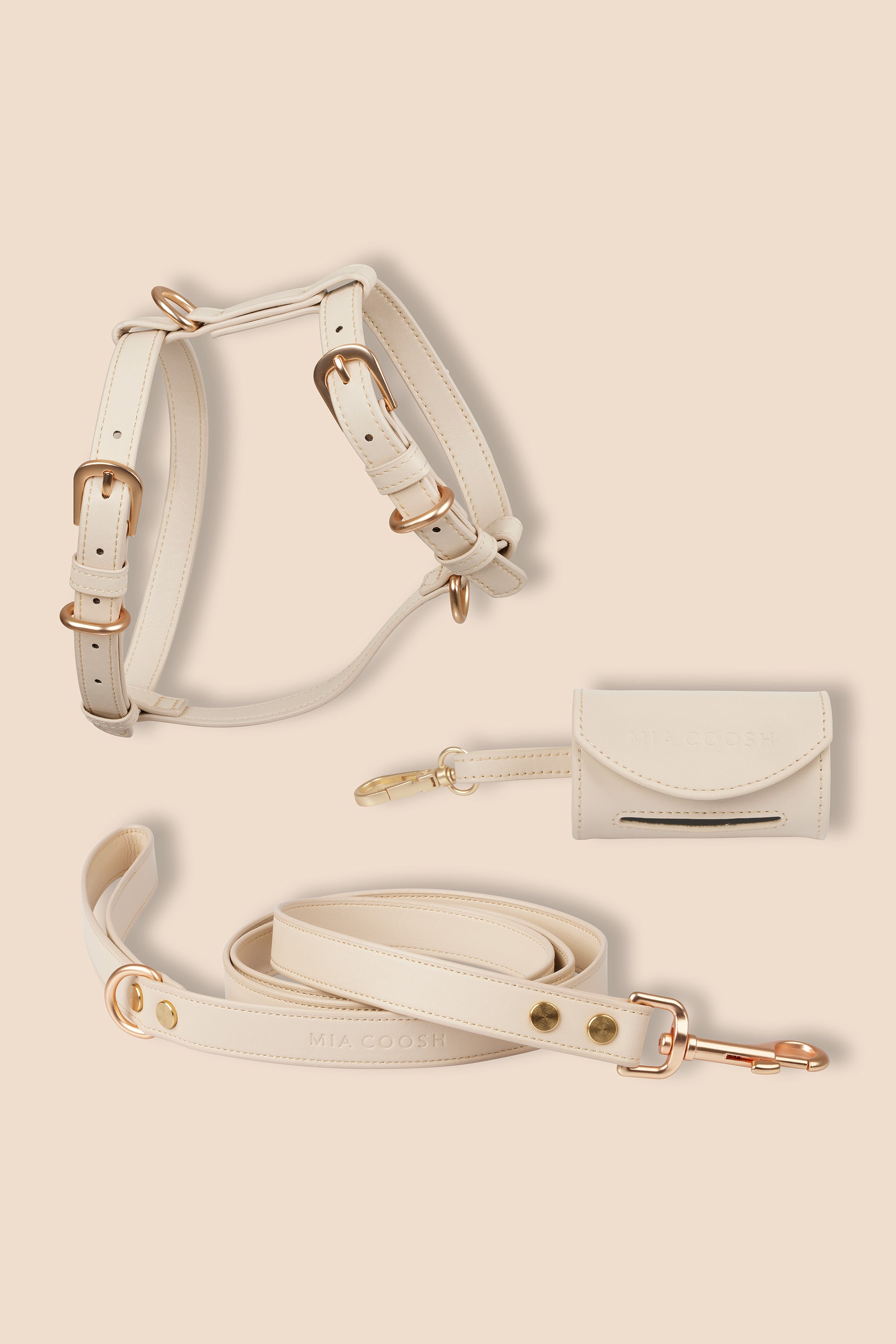 Classic Harness Set – Vanilla Cream