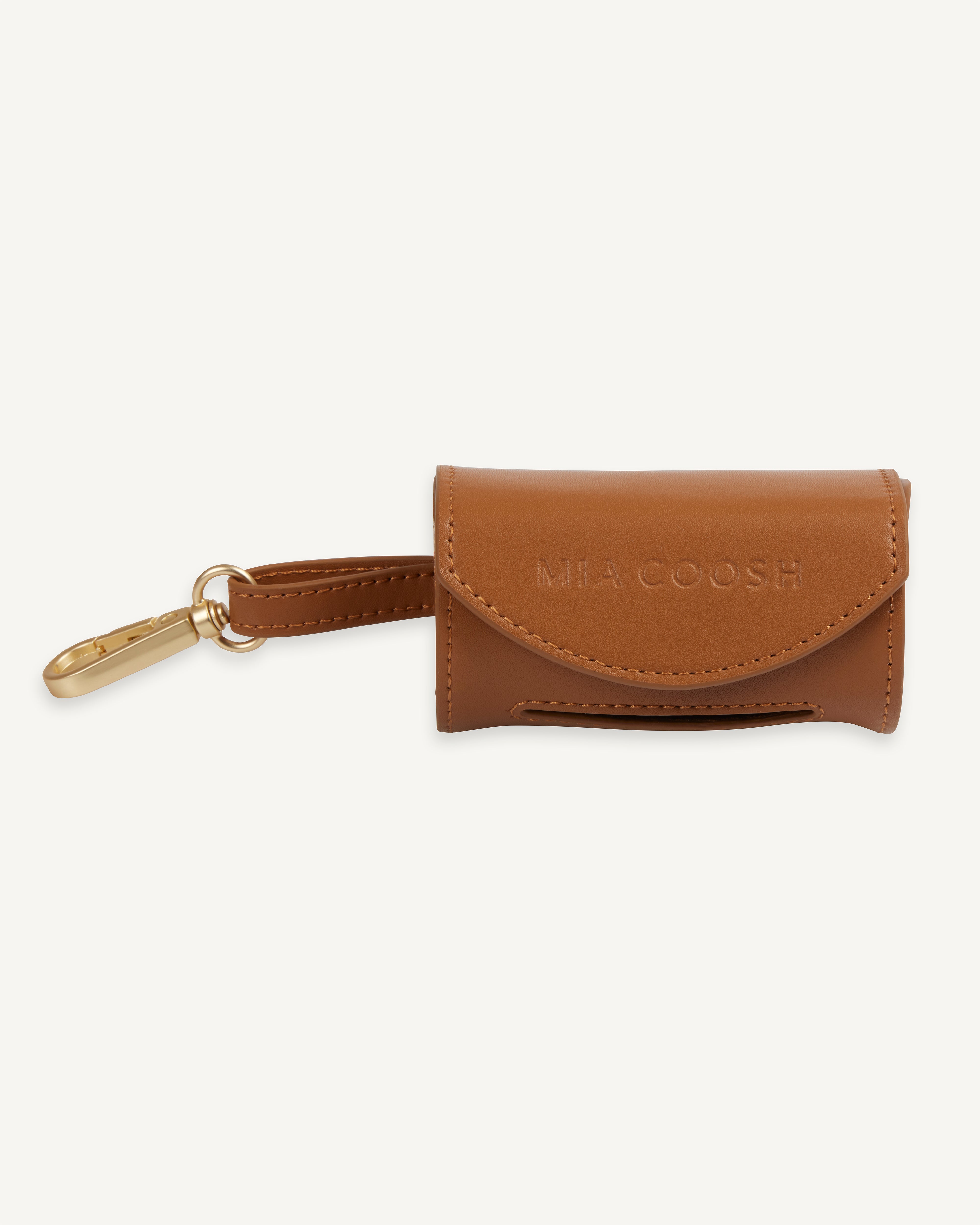 Poop Bag Holder – Caramel Brown