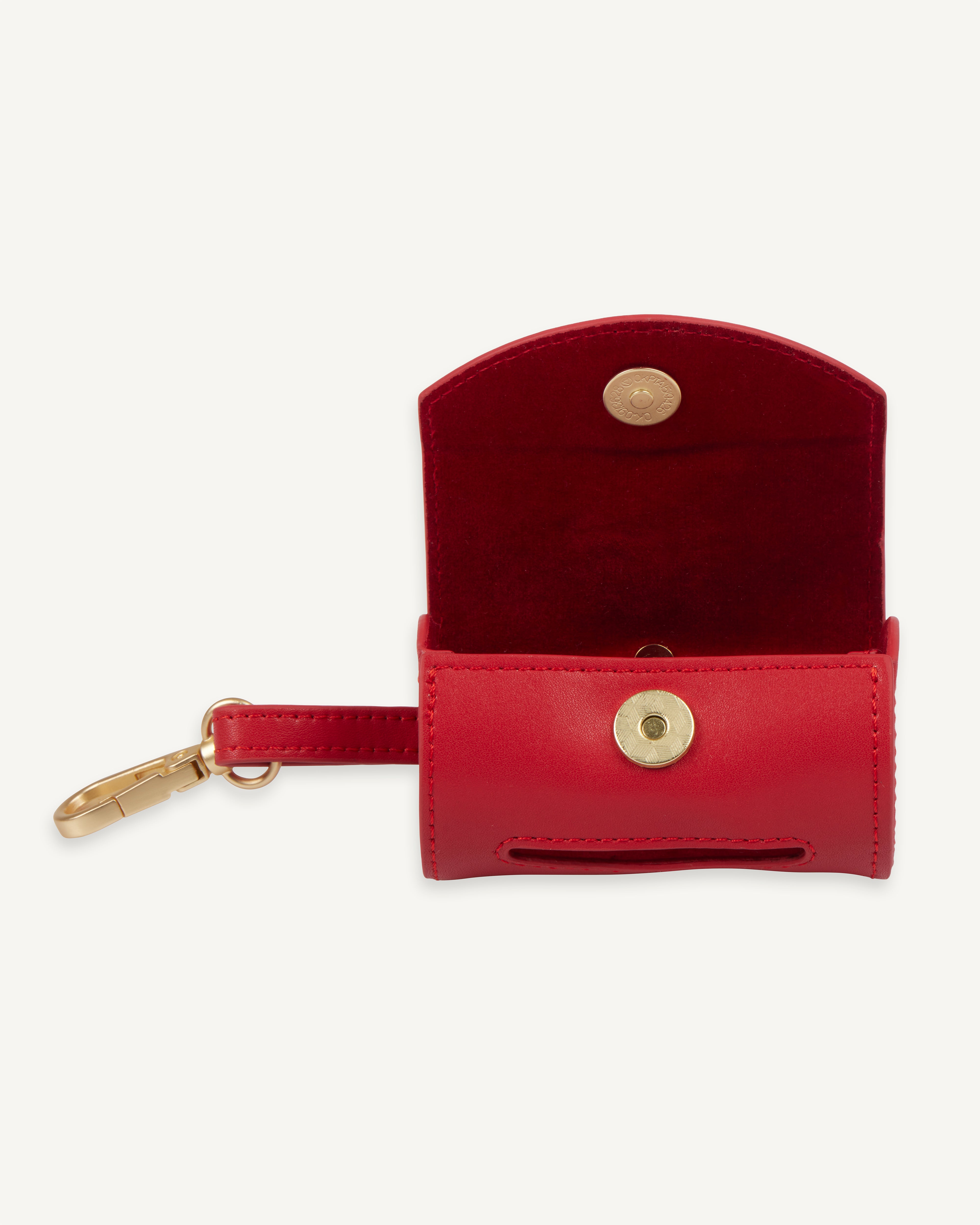 Poop Bag Holder – Rouge Red