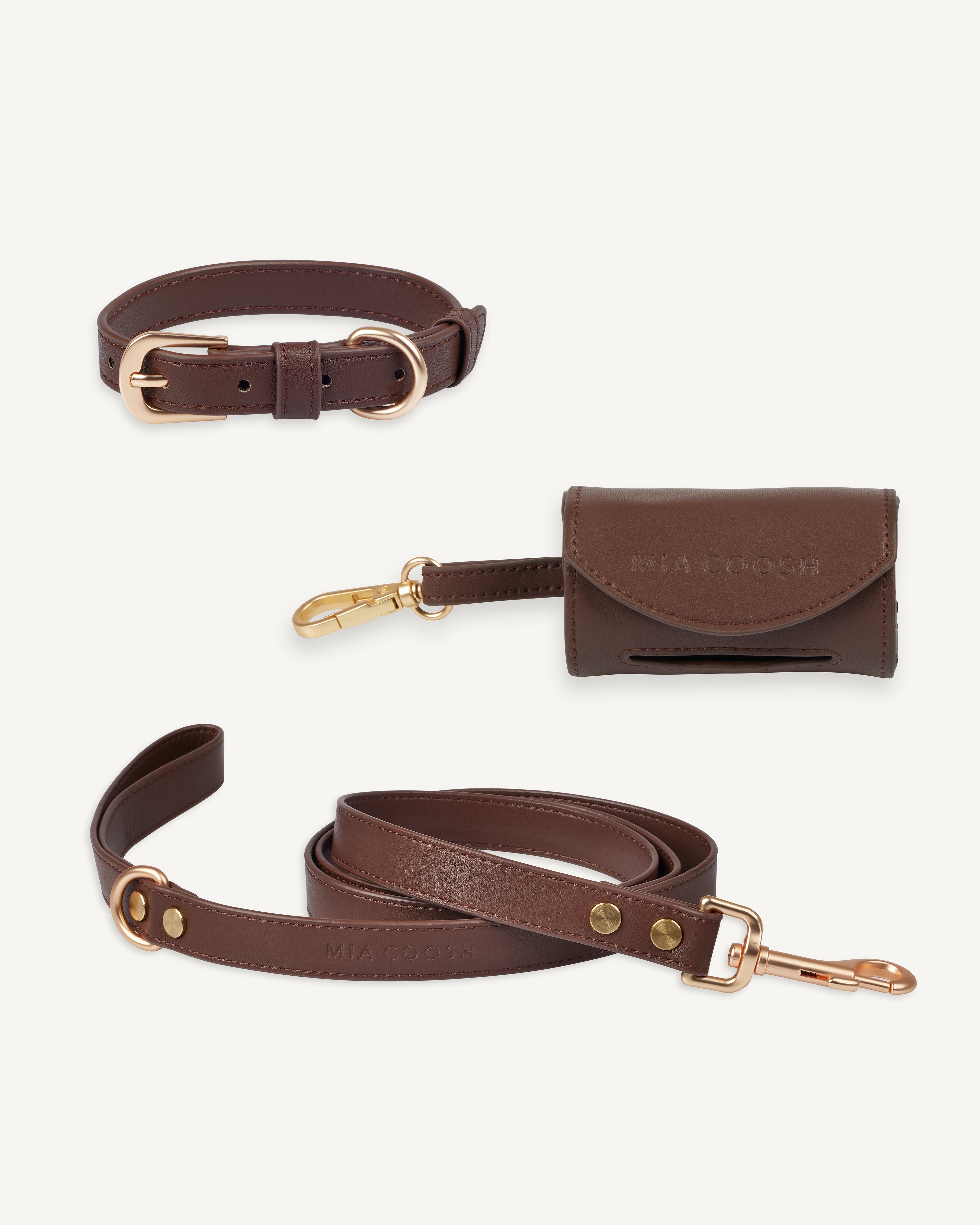 Classic Collar Set – Dark Chocolate