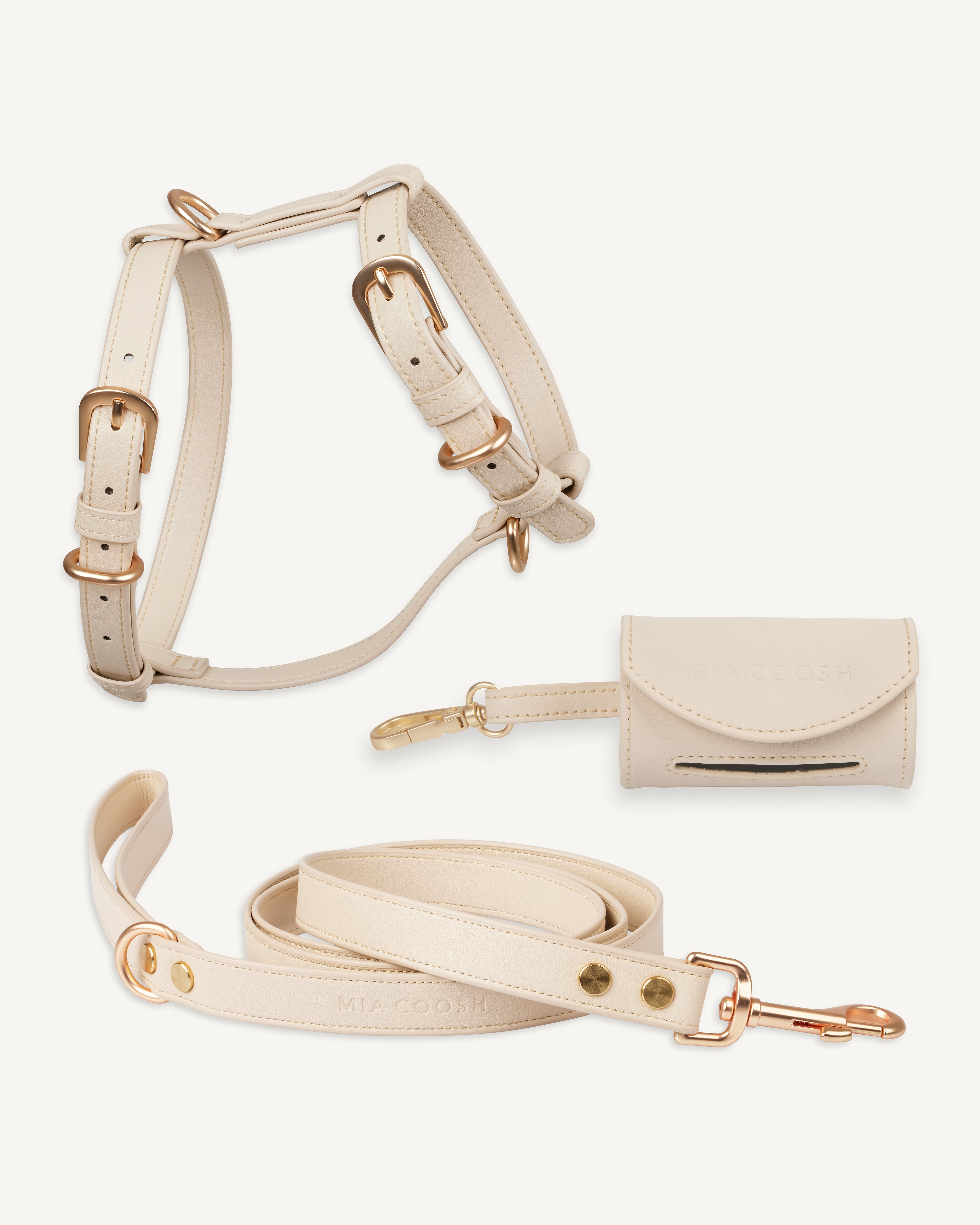 Classic Harness Set – Vanilla Cream